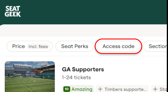 seek geek access code image