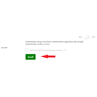 Click on the Enroll button.