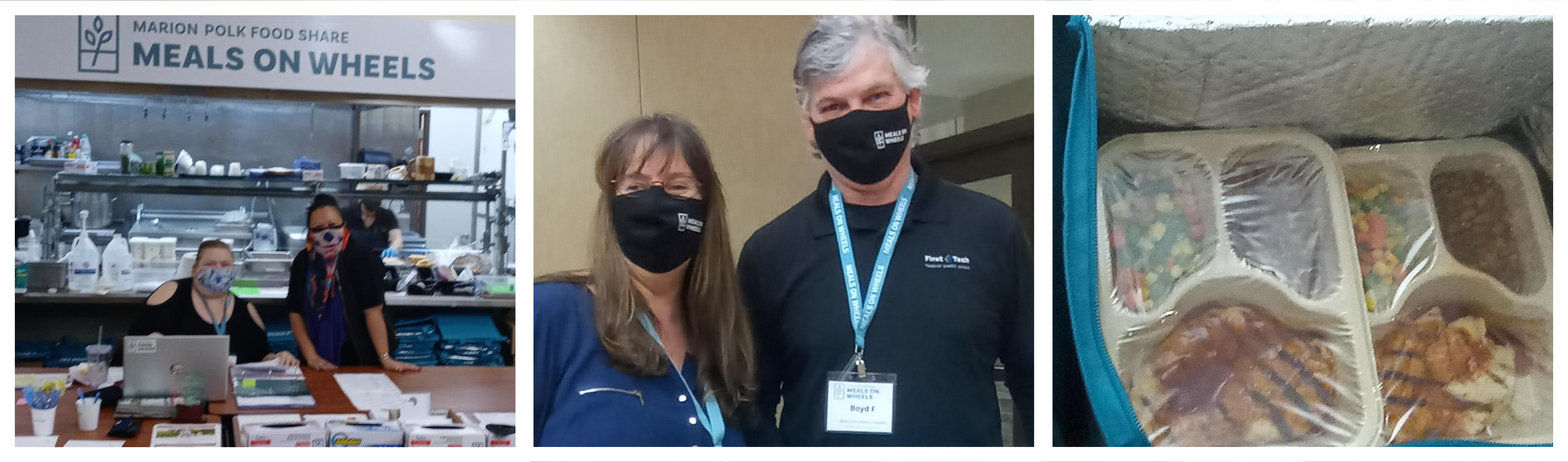 Picture montage from Meals on Wheels