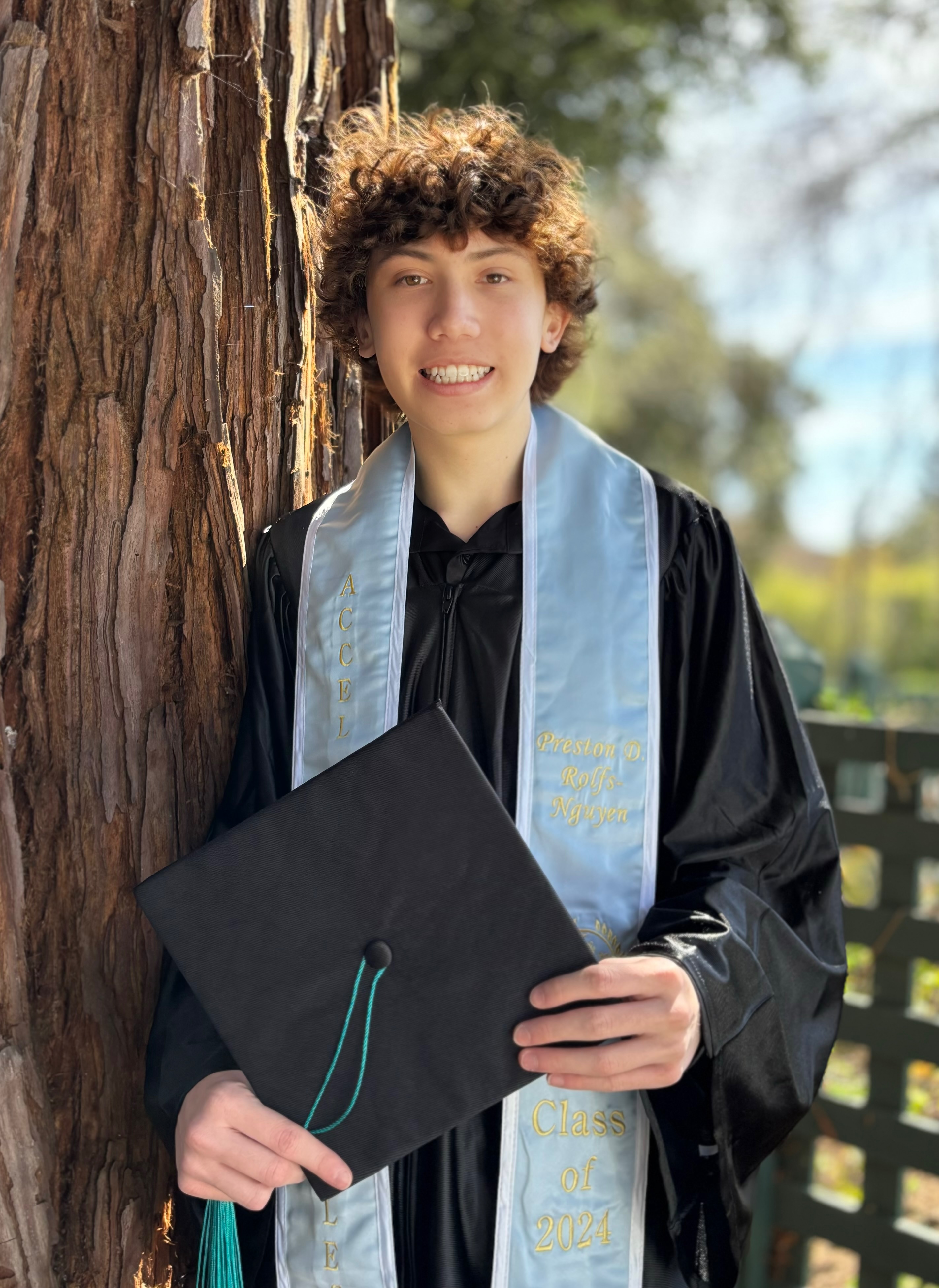 Headshot of 2024 First Fetch Federal Credit Union scholarship recipient, Preston Rolfs-Nguyen.