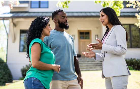 People having a discussion