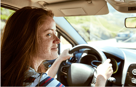 Woman Driving Car